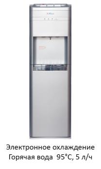 Кулер для воды SMixx HD-1363B c нагревом и электронным охлаждением. Нижняя загрузка бутыли.